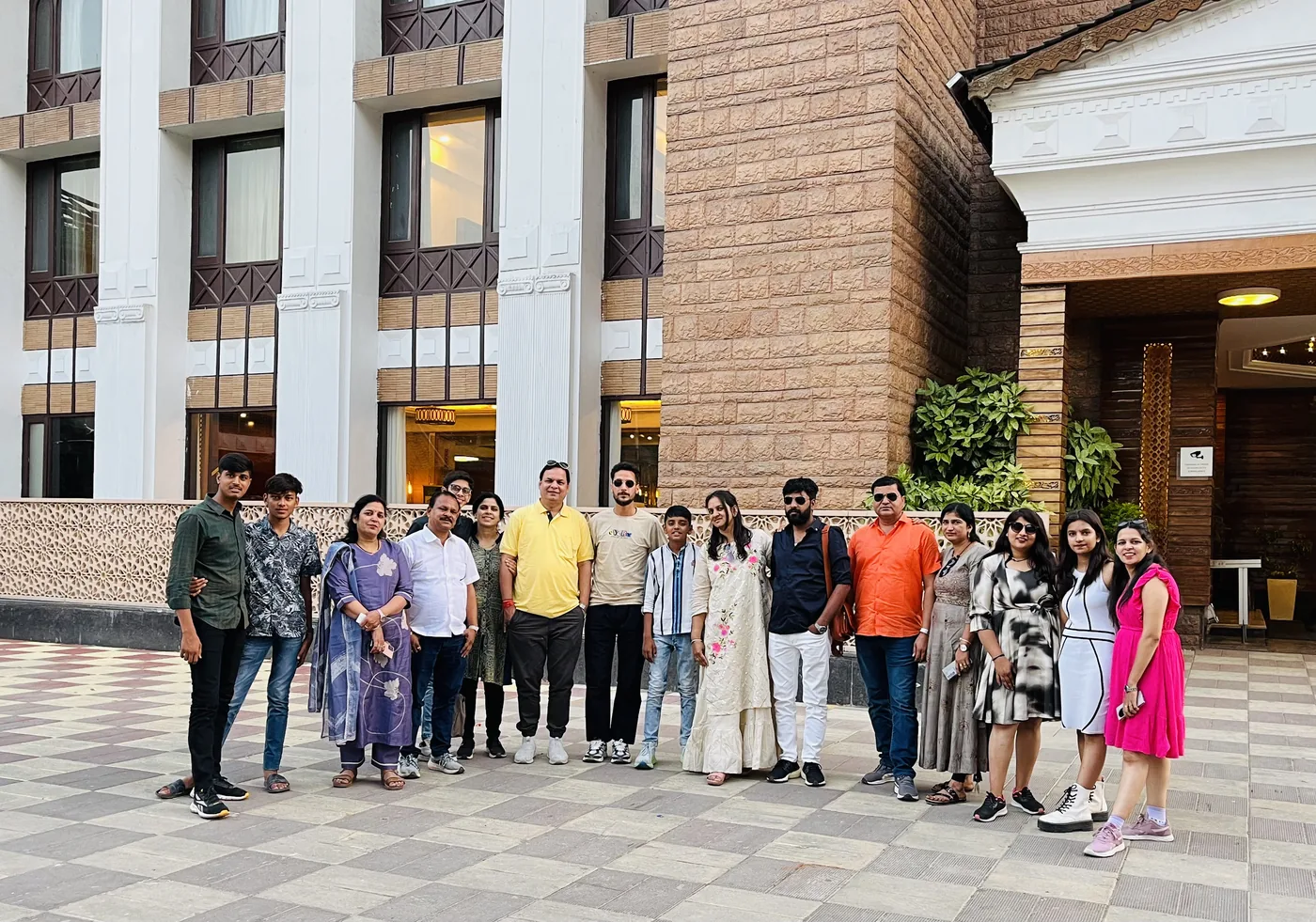 A group checked in and happy on their Kashmir tour