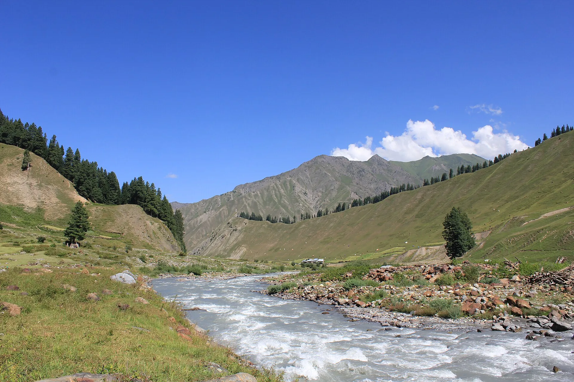 Green slopes of Gurez Valley